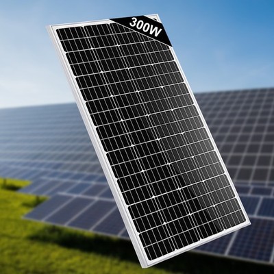 300W Solarmodul Solarpanel Mono 12V PV Solarzelle Boot Wohnmobil Off-Grid-System