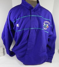 Charlotte Hornets #24 Game Used Purple Jacket 52 DP58708