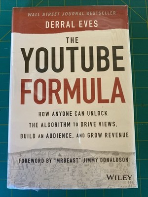 The YouTube Formula Hardcover Book Derral /Brand New