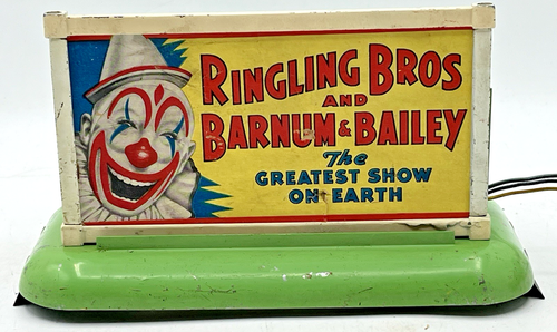 American Flyer S Gauge 577 Circus Billboard w/Control Button in Rough OB - Works - Picture 4 of 18
