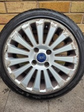 16" FORD FIESTA MK7/8 Titanium 15 Spokes ALLOY WHEEL GENUINE with Tyre 195/45r16
