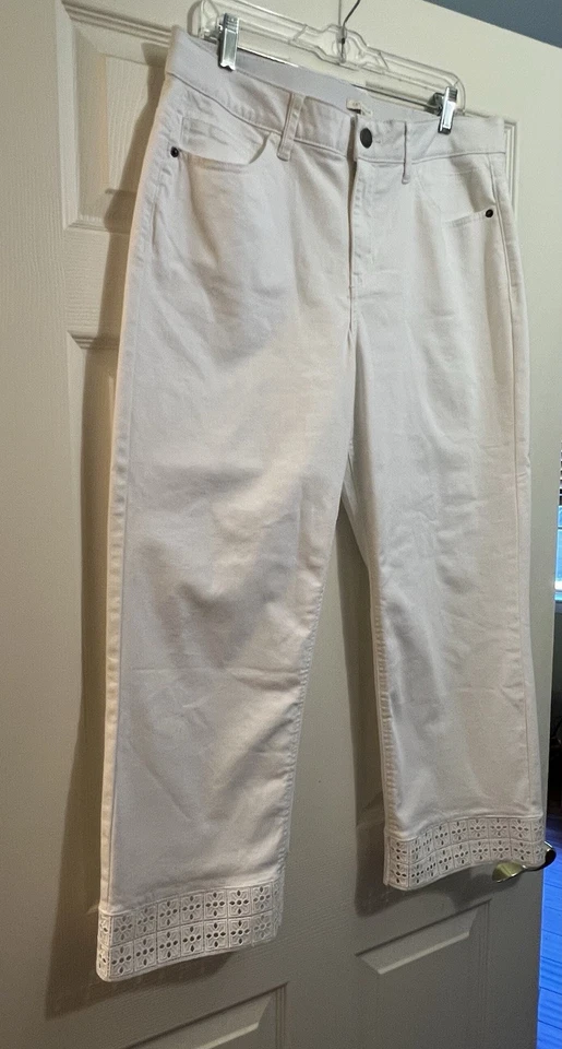 Kate And Spade White Capri Jeans Size 16 - Image 3 of 4