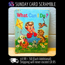 What Can I Do? Conarroe & Adler, Rand McNally Junior Elf Book, 1960s