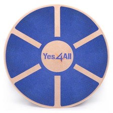 Yes4All Wooden Wobble Balance 15.75 inches, C. Board - Blue