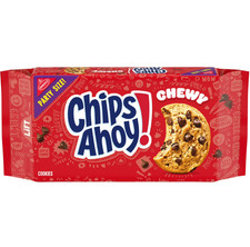 CHIPS AHOY Chewy Chocolate Chip Cookies, Party Size, 26 oz Pack of 1 