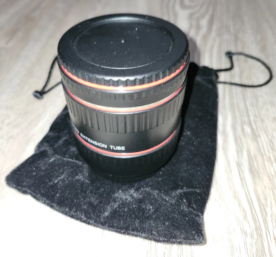 Anillo de tubo de extensión macro AF de enfoque automático para Canon EOS EF/EF-S 60D 7D 5D II 550D Foto 3 de 4