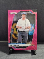 2024 Panini Prizm - Jim Harbaugh #163 Pink Wave Prizm