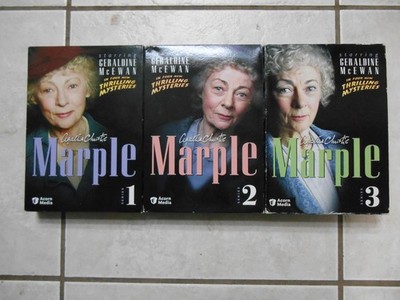 Agatha Christie's Miss Marple Complete Series 1-3 DVD Gearldine McEwan