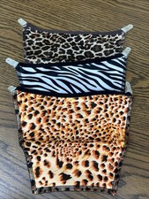 Cami Secret Clip on Mock Camisoles NEW Brown Navy Creme Animal Prints Set of 3