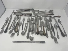 Lot Of Mixed Vintage Oneida Stainless Flatware (44 Total Pieces)