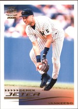 2000 Pacific Crown Collection #189 Derek Jeter New York Yankees