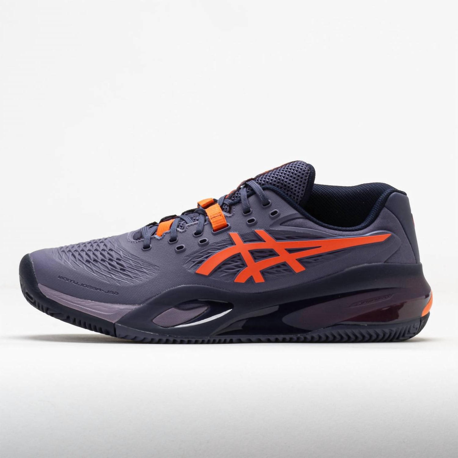 Asics Men's Gel-Resolution X Shoes Greyish Purple/nova Orange