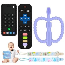 ZOEDO Baby Teething Toys, Remote Control Shape Teething Toys, Cell Phone Tee...