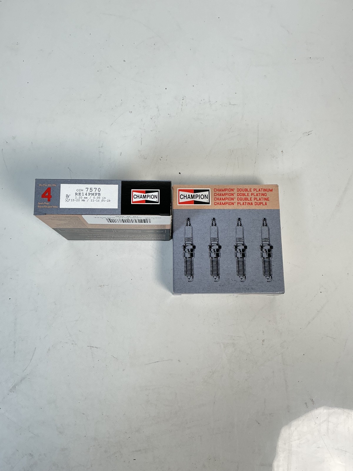 8 Champion 7570 Double Platinum Spark Plugs  2 pack - 8 Spark plugs