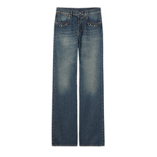 GUCCI 1400 Blue Horsebit Pants New  Authentic