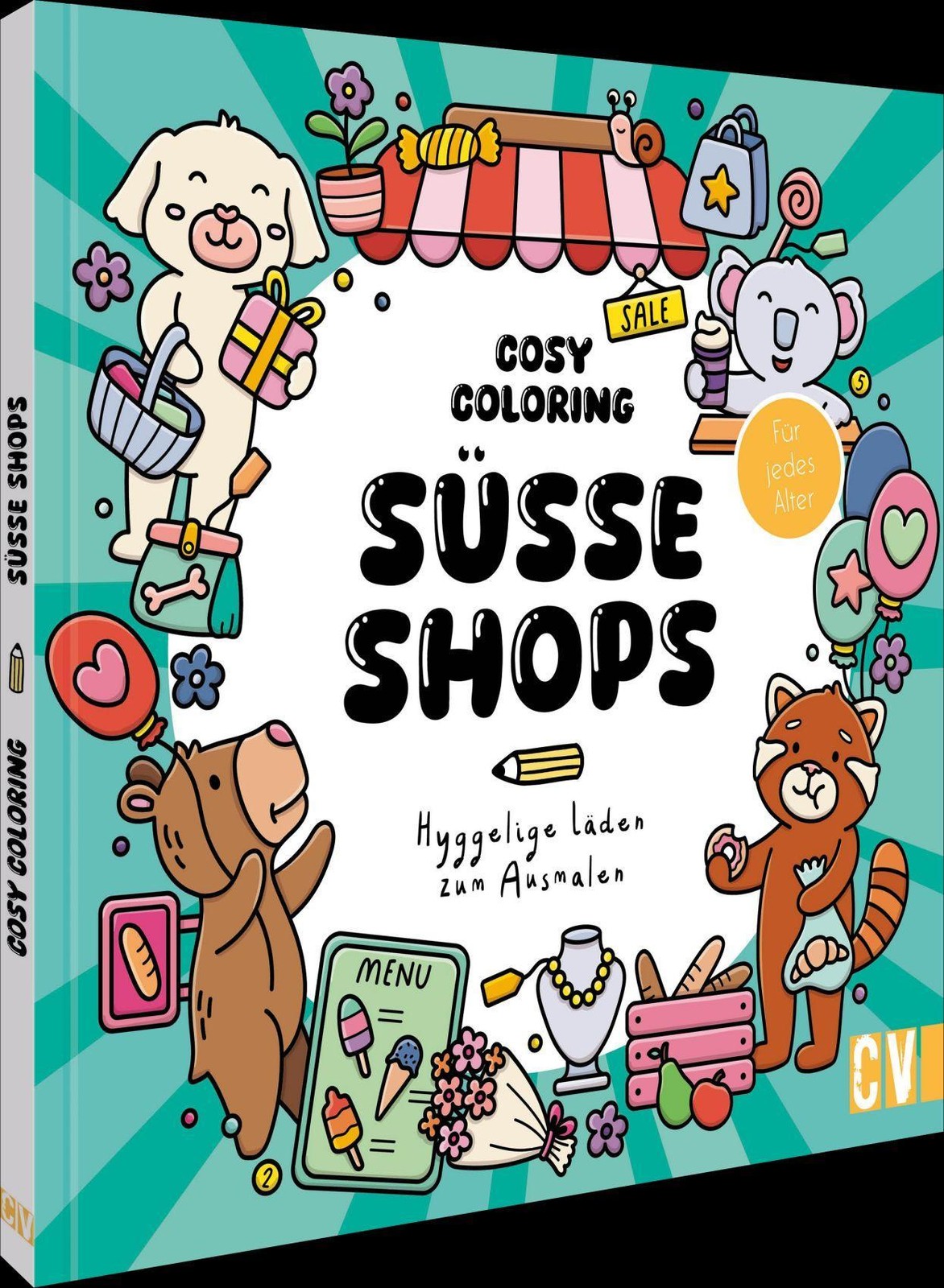 Cosy Coloring – Süße Shops - Taschenbuch - Bild 3