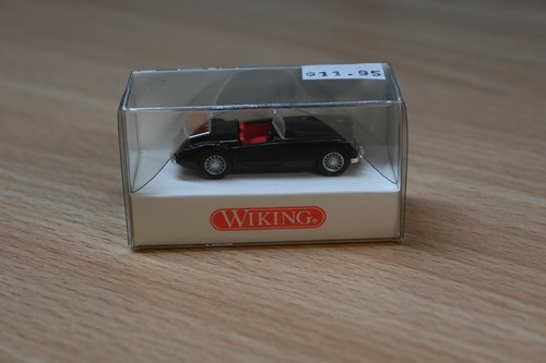 Wiking #8180225 escala 1/87 HO - negro MG A Roadster MK I | Condition: New