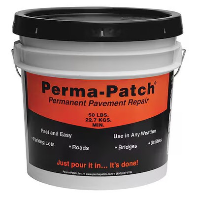 Perma-Patch Pp-50-Cp Cold Patch, Pail, Black, Pp-50-Cp