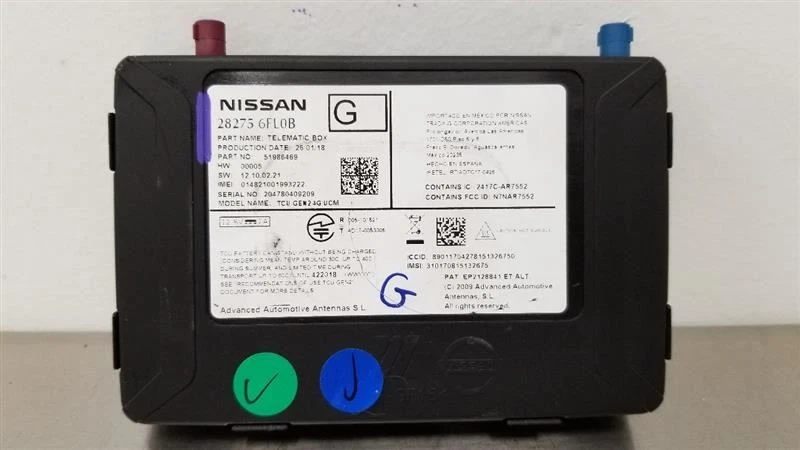 MÓDULO PUERTA DE ENLACE COMUNICACIÓN NISSAN TITAN XD 18 282756FL0B Foto 2 de 4