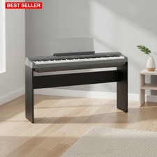 Keyboard Stand Wooden 52.2x11.5x26 Inches for Adult Black Compatible Yamaha P...
