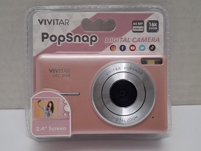 Vivitar  Popsnap  Vec S124 Digital Camera 2.4in Screen Pink