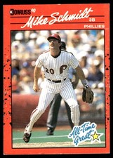 Mike Schmidt 1990 Donruss #643 Phillies MLB READ FREE SHIPPING AutographDen