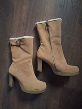 Candies Platform Boots, Shoes With Heel 90s, Vintage Size 7 And 7.5 Read