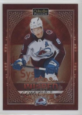 2023-24 O-Pee-Chee Platinum VIP Red Achievement 44/50 Cale Makar #PW-CM x3q