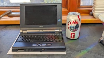 Toshiba Libretto U100-S213 Ultra-Portable Mini Laptop (with two batteries)