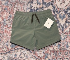 Cadets Cabana Swim Shorts In Green SZ 10/12 25-28 Waist NWT