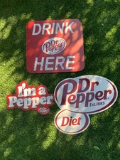 Dr pepper metal signage