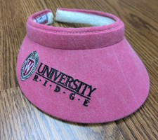 Town Talk Vintage Women’s Golf Visor Wisconsin University Ridge Made In USA Vtg