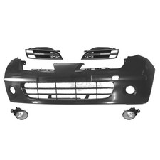 Set Stoßstange vorne lackierfähig +Nebel+Zubehör für Nissan Micra K12 Bj. 05-07