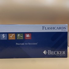 BECKER CPA REVIEW FLASH CARDS 2009 EDITION