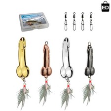 Metal Fishing Lures with Treble Hooks: Perfect Gift for Fishermen