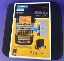 Dymo Rhino 4200 Case Kit All-purpose Labeling Tool 19MM 3/4" Bundle