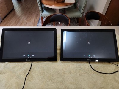 2x ELO 22'' POS I-Series 4.0 AiO Android - Touchscreen Computer W/Mounting Arms