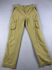 Vintage Polo Ralph Lauren Pants Women  s Size 20 Brown Ripstop Cargo Pockets