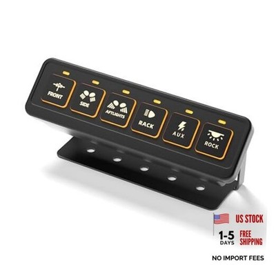 Wireless 6 Gang Switch Panel - Multifunction Remote Control - Wilreless 6-gang