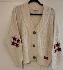 XS/S Taylor Swift Red Taylors Version Cardigan Cream NEW AUTHENTIC - SHIPS TODAY