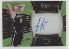 2018 Panini Select Rookie Signatures Neon Green Prizm 51/99 Dzanan Musa Auto s3g