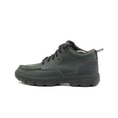Skechers Damen SN 65585 Stiefel Schwarz Leder Outdoor Schnürboots EU 39,5