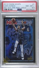 2019-20 Panini NBA Hoops Get Out the Way Holo Luka Doncic #1 PSA 8.5 yc7