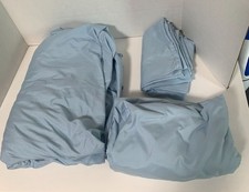 Home Classics 4 Piece Sheet Set Queen Light Blue Flat Fitted 2 Standard Pillowca