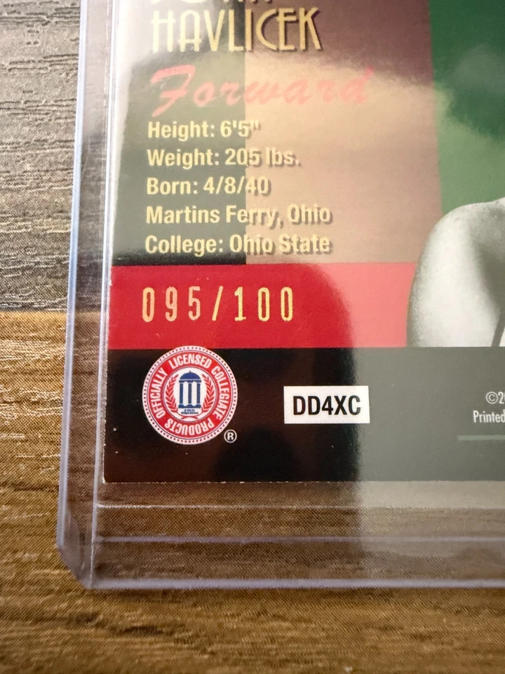 John Havlicek 2012-13 Fleer Retro 97-98 Metal Universe Precious Gems 95/100 - Image 2 of 3