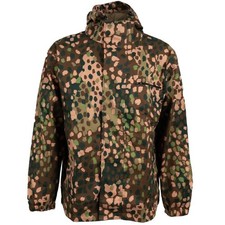 Moderner Sommeranorak im Militärstil Erbsenpunkte Tarnmuster durchgehender Reißverschluss - Baumwolle gefüttert - alle Größen