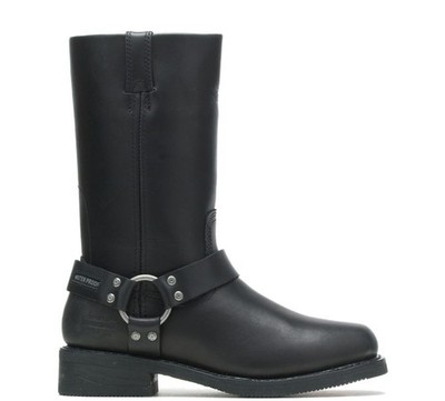 Harley-Davidson Men's Hustin 11'' Waterproof Harness Motorcycle Blk Boots D95353