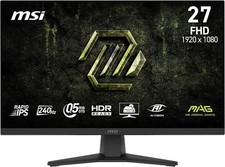 MSI MAG 272F Full HD 27Inch Rapid IPS Gaming Monitor - In Black - Refurb