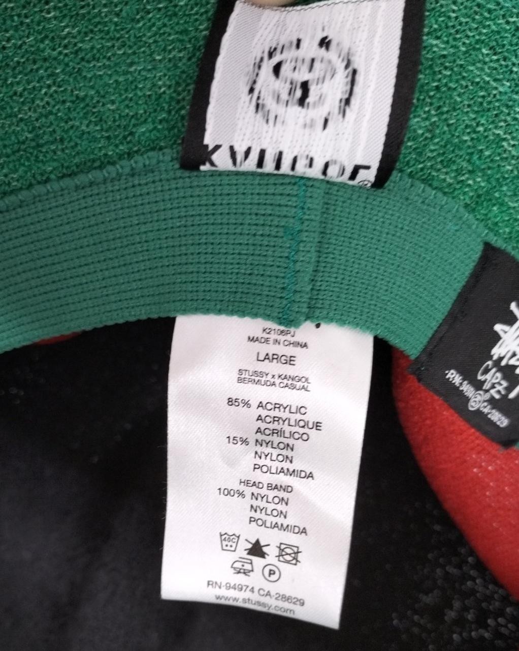 KANGOL Stussy Bermuda Hat Adjustable Cap Unisex Used thumbnail 6