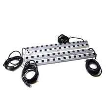  Lot 4 Tripp-Lite PS3612 12-Outlet Power Strip Vertical 15A 120V 36" 15' Cord